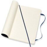 Moleskine Beležnica LG mehke platnice, saphirno modra – črte | Shoptok.si