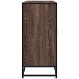 vidaXL Komoda smeđi hrast 134x35x76 cm konstruirano drvo | shoptok.hr