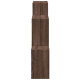 vidaXL Stenska omarica 78x18x71 cm rjavi hrast inženirski les | Shoptok.si