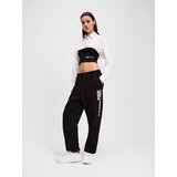 Karl Lagerfeld jeans Bluza črna / bela | Shoptok.si