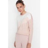 Trendyol Powder Beard Yarn Striped Crew Neck Knitwear Sweater Cijene