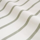Bianca Zelena/kremno bela bombažna podaljšana posteljnina za zakonsko posteljo 230x220 cm Hampton Stripe – | Shoptok.si
