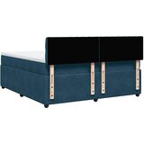 Krevet s oprugama i madracem plavi 180x200 cm baršunasti | shoptok.hr