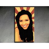  Ručno slikane slike na platnu na platnu POP Art The Girl 1-dijelna () | shoptok.hr