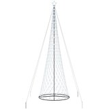  LED božićno drvce s stalakom Hladna bijela 500 cm Metal | shoptok.hr