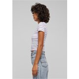 Urban Classics Women's short T-shirt with stripes white/lilac Cijene