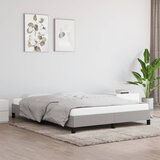  Okvir za krevet bez madraca svjetlosivi 140 x 190 cm od tkanine | shoptok.hr