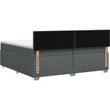  Boxspring krevet s madracem Tamnosiva 200 x 200 cm Tkanina | shoptok.hr