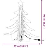  LED sklopiva figura božićnog drvca topla bijela 87 x 87 x 93 cm | shoptok.hr