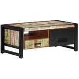  Stolić za kavu 100 x 50 x 41 cm od masivnog obnovljenog drva | shoptok.hr