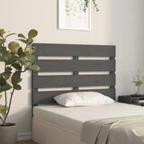  Uzglavlje sivo 100 x 3 x 80 cm od masivne borovine | shoptok.hr