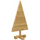  Božićna drvca s stalakom Smeđa 60 cm Masivna borovina | shoptok.hr