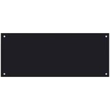  Kuhinjska zaštita od prskanja crna 100 x 40 cm kaljeno staklo | shoptok.hr