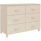  Komoda HAMAR medeno rjava 113x40x80 cm trdna borovina, (20656261) | Shoptok.si