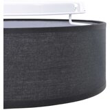 vidaXL Črna Tkanina Ø38 x 13.5 cm Minimalistična | Shoptok.si