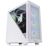 Thermaltake Divider 300 Snow Mid tower, tempered glass, 2x 120mm Standard fan, bijela boja | Eponuda.ba
