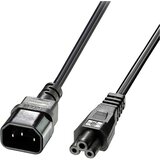 Lindy tok priključni kabel [1x moški konektor IEC\, C14 - 1x deteljičast ženski konektor C5] 1.00 m črna, (20414638) | Shoptok.si