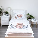 Jerry Fabrics Bombažna otroška posteljnina za otroško posteljico 100x135 cm Medvídek "Plane" – | Shoptok.si