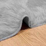  Tepih od umjetne ovčje kože TAFALLA Siva 160 x 160 cm Poliester | shoptok.hr