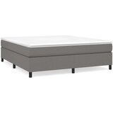  Box spring posteljni okvir temno siv 160x200 cm blago, (20735107) | Shoptok.si