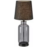 Markslöjd Crna stolna lampa sa sjenilom od jute (visina 60 cm) Costero –