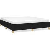  Posteljni okvir črna 180x200 cm blago, (20725390) | Shoptok.si
