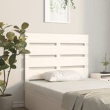  Uzglavlje bijelo 90 x 3 x 80 cm od masivne borovine | shoptok.hr