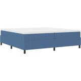  Krevet s opruga kutije Plava i bijela 200 x 200 cm | shoptok.hr
