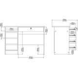 P & B PISALNA MIZA leseni material bela | Shoptok.si