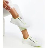 Cross Jeans White women's sneakers with color | shoptok.hr