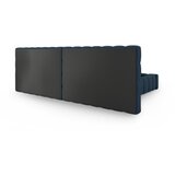 Micadoni Home Tamno plavi tapecirani bračni krevet s prostorom za odlaganje s podnicom 200x200 cm Mamaia – | shoptok.hr