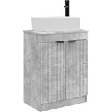  Kupaonski umivaonik s sudoperom Betonska siva 54 x 35 x 83 cm | shoptok.hr