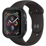 Ohišje za uro Apple Watch 4/5/6/SE 44mm Spigen Rugged Armor črn