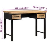  Pisaći stol 110 x 50 x 76 cm od masivnog drva manga | shoptok.hr