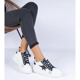 D/CEO marka niezdefiniowana White sneakers decorated with a glitter star Moransa Cene