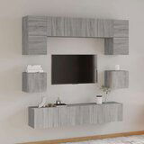  Komplet TV omaric 8-delni siv sonoma konstruiran les, (20734750) | Shoptok.si
