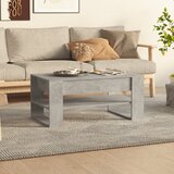 vidaXL Klubska mizica betonsko siva 102x55x45 cm konstruiran les Cene