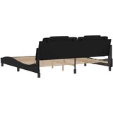  Okvir za krevet Viana bez madraca crni 200x200 cm od umjetne kože | Eponuda.com