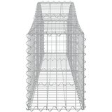  Lučne gabionske košare 9 kom 200x30x40/60 cm pocinčano željezo | shoptok.hr