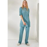 Olalook ženski top model TKM-19000191, Mint Green-Turquoise Cene