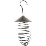 Esschert Design Temno zelena kovinska krmilnica s streho , ⌀ 10,8 cm Cene