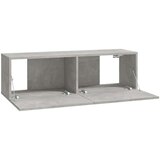 vidaXL TV omarica 2 kosa betonsko siva 100x30x30 cm konstruiran les | Shoptok.si
