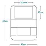 Lionelo organizator za sedište automobila seat organizer siva | Eponuda.com