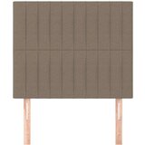  Posteljno vzglavje 2 kosa taupe 90x5x78/88 cm blago | Shoptok.si