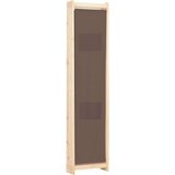 Sobna pregrada s 4 panela od tkanine 160 x 170 x 4 cm smeđa | shoptok.hr