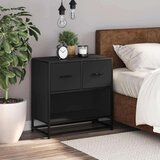 vidaXL Noćni ormarić crni 60x31x60 cm Konstruirano drvo i metal | shoptok.hr
