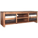 TV omarica iz trdnega akacijevega lesa 120x35x40 cm Cene