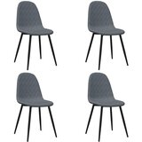 Maison Chic Jedilni stoli - Vzorci stoli 4 kosi temno siv žamet A959, (22031760) | Shoptok.si