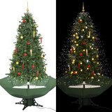 vidaXL božićno drvce koje sniježi sa stalkom zeleno 190 cm | shoptok.hr