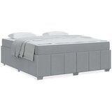 vidaXL Konstrukcija postelje Svetlo siva 180 x 200 cm blago | Shoptok.si